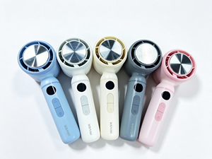 พัดลมมือถือไอซ์คอมเพรส คูลลิ่ง เทอร์โบ 3000mAh USB ใช้งานได้ 10 ชั่วโมง เงียบพิเศษ ขนาดพกพา สำหรับตลาดญี่ปุ่น เกาหลี ขายส่ง OEM - Product Image 5