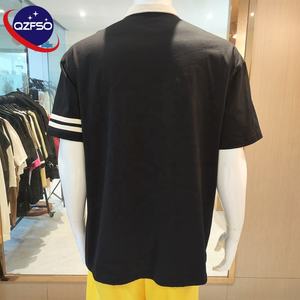 QZFSO 240 GSM 100% coton T-shirt graphique lourd surdimensionné personnalisé Dtg impression Logo T-shirt unisexe Polo T-shirt - Product Image 2