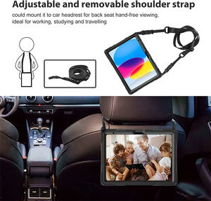 <span class=keywords><strong>Custodia</strong></span> <span class=keywords><strong>per</strong></span> <span class=keywords><strong>Tablet</strong></span> <span class=keywords><strong>per</strong></span> <span class=keywords><strong>Samsung</strong></span> Galaxy Tab A9 Plus 11 pollici X210 Rubber gomma resistente agli urti di rotazione 360 a mano supporto della tracolla - Product Image 5