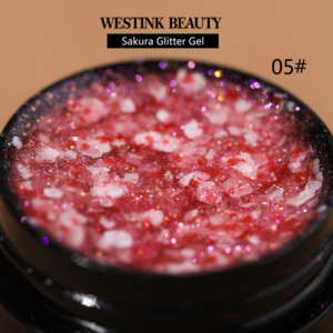 Esmalte de Gel UV de larga duración, Gel de uñas de lentejuelas brillantes, <span class=keywords><strong>Sakura</strong></span>, Logo personalizado, 15ml, precio al por mayor - Product Image 4