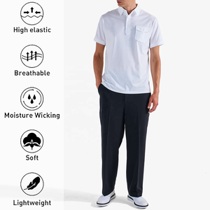 Venta al por mayor rendimiento UPF40 + CALIDAD estiramiento elástico completo impresión completa sublimación Caomo Golf Polo camiseta tenis Poloshirts - Product Image 2