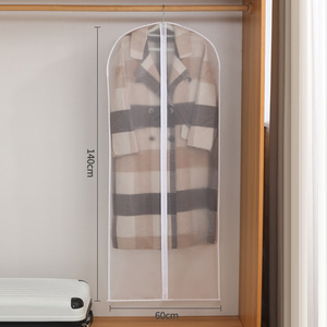 <span class=keywords><strong>Housse</strong></span> de <span class=keywords><strong>vêtement</strong></span> anti-poussière transparente en PEVA avec fermeture éclair pour <span class=keywords><strong>rangement</strong></span> suspendu dans la garde-robe - Product Image 6