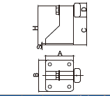 Butée <span class=keywords><strong>de</strong></span> <span class=keywords><strong>porte</strong></span> <span class=keywords><strong>coulissante</strong></span> moderne en acier avec butées <span class=keywords><strong>de</strong></span> <span class=keywords><strong>porte</strong></span> noires à hauteur réglable - Product Image 3