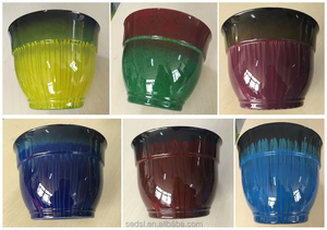 New Flow Painting PP <strong>Plastic</strong> Flower Pots Wholesale Modern BSCI Certified Planter &amp; <strong>Plant</strong> <strong>Liner</strong> <strong>for</strong> Home &amp; Garden Decoration - Product Image 4