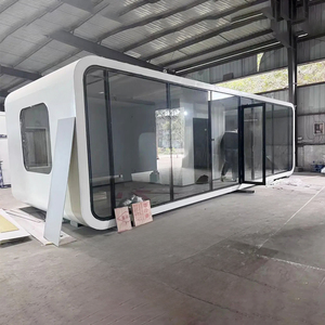 Maison conteneur préfabriquée <span class=keywords><strong>en</strong></span> acier American Standard Tiny Living Apple Cabin Coffee Shed <span class=keywords><strong>Garage</strong></span> avec chambre à coucher pour hôtel - Product Image 3