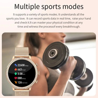 Reloj Inteligente LIGE de Moda para Mujer, Llamadas BT, Esfera Personalizable de Alta Calidad, Brazalete Deportivo, Resistente al Agua, Reloj Inteligente para Hombre y Mujer