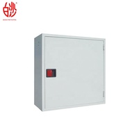 Armoire de lutte contre l'incendie avec armoire de tuyau d'incendie en fibre de verre rouge serrure d'armoire de tuyau d'incendie