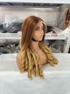 Perruque Lace Front Longue et Lisse en <span class=keywords><strong>Cheveux</strong></span> Humains, Bourgogne Foncé <span class=keywords><strong>avec</strong></span> Mèches Rouges, Pré-Pluckée, Dentelle Transparente - Product Image 5