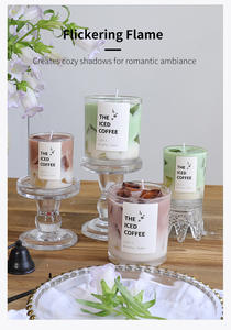 2025 Neue Produkte Weihnachtsgeschenke für Frauen Kaffeetassen-Duftkerzen Großpackung Matcha Latte Kerze mit Glasgefäßen - Product Image 5