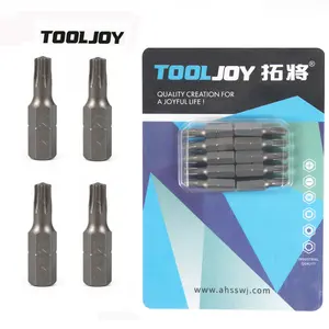 S2 Acier 25mm T5 T6 T7 T8 T9 T10 T15 T20 T25 T27 T30 T40 <span class=keywords><strong>T45</strong></span> T50 Embouts de tournevis Torx - Product Image 1