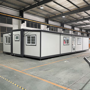 Conteneur <span class=keywords><strong>Maison</strong></span> de Luxe Modulable et Extensible en Acier de 40 pieds avec Toit Plat Pliant, Cabine de Conteneur Extensible pour Hôtel avec Cuisine - Prix Compétitif - Product Image 2