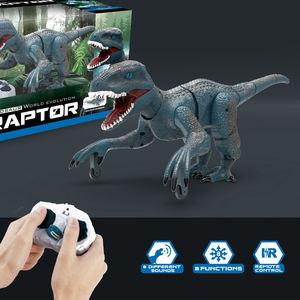 Enfants télécommande infrarouge dinosaure marche RC Robot dinosaure avec son réaliste marche dinosaure <span class=keywords><strong>Velociraptor</strong></span> - Product Image 3