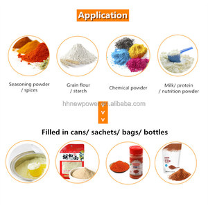 เครื่องบรรจุผงแบบกึ่งอัตโนมัติแนวตั้งความแม่นยำสูงสำหรับน้ำตาล อาหาร เครื่องปรุงรส บรรจุในซอง/ถุงแบบตั้งได้ - Product Image 2