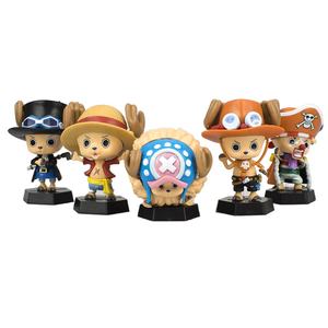 9 Modellini Anime <span class=keywords><strong>One</strong></span> Piece Tony Chopper Cos Luffy Saber Buggy Sabo, Statuette da Collezione, Ornamenti per Auto, Action Figure, Regali - Product Image 2