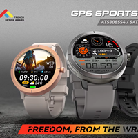 Reloj Inteligente GPS Multideporte DM76 con Notificaciones de Llamadas y Mensajes, Posicionamiento GNSS, Resistente al Agua 50M, Reloj Deportivo para Exteriores