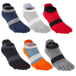 Vente en gros de <span class=keywords><strong>chaussettes</strong></span> en coton à 5 orteils pour hommes, <span class=keywords><strong>chaussettes</strong></span> d'été en maille respirante pour la cheville, <span class=keywords><strong>chaussettes</strong></span> de sport professionnelles - Product Image 2