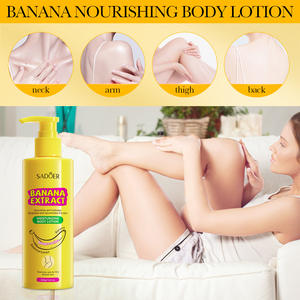 Crème corporelle blanchissante biologique très vendue améliore la sécheresse Peels nourrissant en douceur la lotion pour le corps à la banane - Product Image 5
