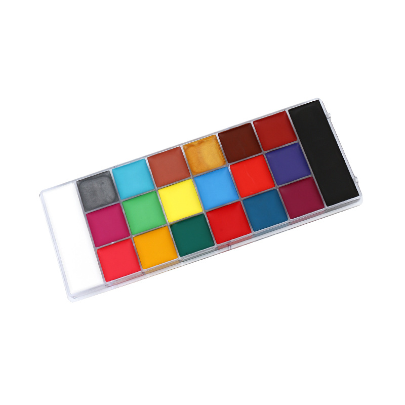 20 grids of oil paint