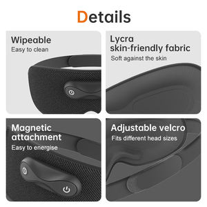 Máscara para os olhos com controle de temperatura ajustável, máscara de segurança com aquecimento USB recarregável 3D massageador para dormir - Product Image 6