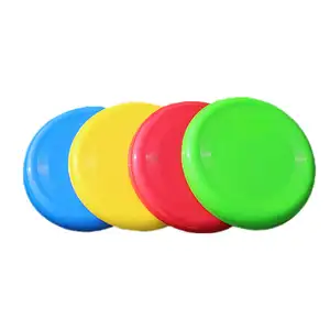 Mainan Disk terbang pantai pasir Logo kustom pabrik Frisbee warna-warni Disk permainan olahraga luar ruangan untuk anak-anak dewasa anjing