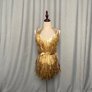 FUNTOYS MOQ 1 Uds alas doradas Cosplay Navidad <span class=keywords><strong>mujer</strong></span> Sexy traje <span class=keywords><strong>para</strong></span> adultos disfraces fiesta disfraz Cosplay traje <span class=keywords><strong>para</strong></span> la venta - Product Image 3