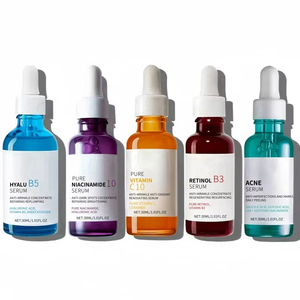 Suero Facial Iluminador de Niacinamida de Un Día, Antiarrugas y Antiacné, con Péptidos de Cobre Azul, Hidratante Facial para Uso Doméstico ROSA - Product Image 6
