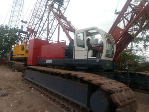 מנוף זחלי הידראולי עמיד QUY120 זרוע 54 מטר 120 טון - Product Image 1