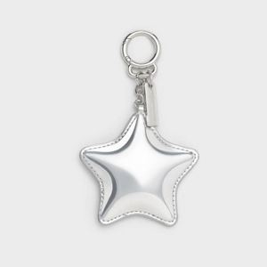 New Portable Five-pointed <b>Star</b> Makeup <b>Mirror</b> Bright Sliver <b>Mirror</b> Keychain Travel Cosmetic <b>Mirror</b> Bag Charm Pendant - Product Image 2