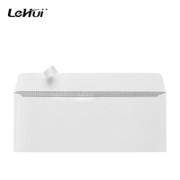 Pemasok Bagus DLX 120X235Mm Otomatis Segel Ganda Amplop Keamanan untuk Cek Cetak Komputer