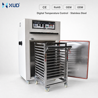 Four de séchage industriel à circulation d'air chaud, sécheur à plateaux pour composants électroniques, pièces métalliques et traitement thermique des matériaux