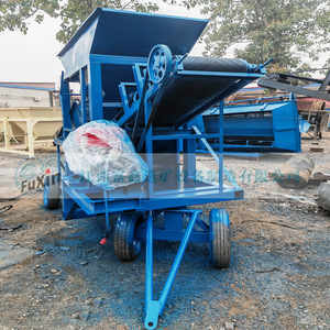 เครื่องคัดกรองหินแบบเคลื่อนที่ Fuxin 380V สำหรับการแปรรูปแร่ - Product Image 2