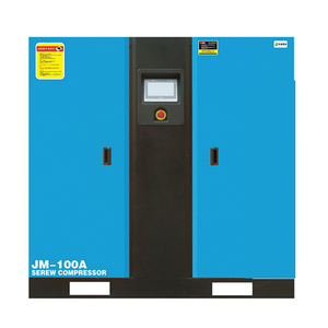 เครื่องอัดอากาศอุตสาหกรรมแบบสกรู <span class=keywords><strong>4</strong></span>-in-1 PM VFD แบบหล่อลื่นอย่างต่อเนื่อง ระบายความร้อนด้วยอากาศ ใช้ไฟ AC พร้อม PLC และมอเตอร์ ไดร์เออร์+ถัง รุ่น 75A - Product Image 1
