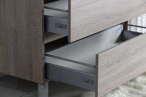 Mueble de Baño Flotante con Lavabo Integrado, de Tablero de Partículas, para Venta al Por Mayor - Product Image 4