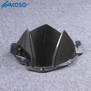 AKOSO Garde-boue arrière de moto en fibre de carbone sèche 3K pour Kawasaki <span class=keywords><strong>Z</strong></span> <span class=keywords><strong>H2</strong></span> <span class=keywords><strong>2021</strong></span> 2022 2023 2024 - Product Image 2