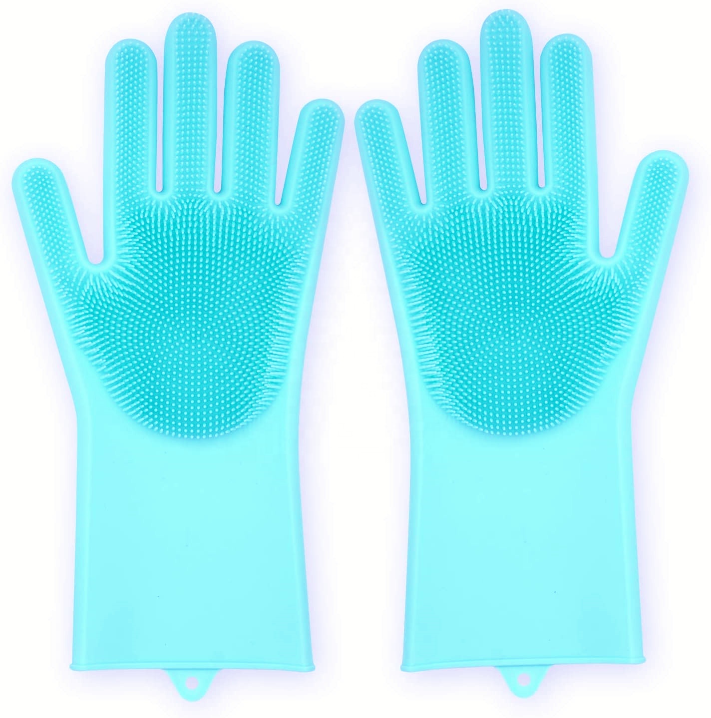 Термостойкий пищевой силикон домашней кухни Чистящая Щетка скруббер Профессиональные боксерские перчатки для мытья посуды