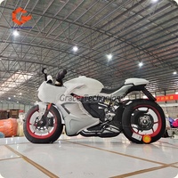 Modèle gonflable géant personnalisé de moto pour la publicité extérieure