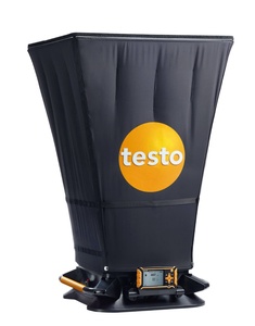 เครื่องวัดปริมาณอากาศ Testo 420 ความแม่นยำสูง มาตรฐาน IP67 จอ LCD 220V สำหรับการวัดความเร็วลมและความชื้น - Product Image 1