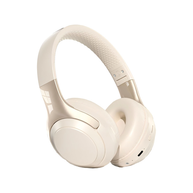 Wireless Over Ear Headphones ANC Active Noise Cancelling IPX4 Waterproof 40mm Hi-Fi Sound Long Battery Life Foldable