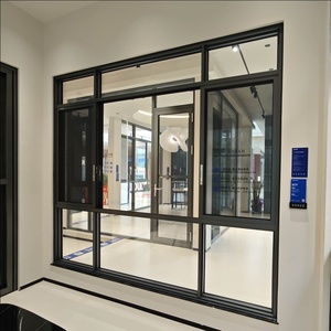 Ventana Corredera Vertical de Aluminio Impermeable Deioux Hurricane con Doble Vidrio, Ventanas Correderas Verticales de Una o Dos Hojas - Product Image 3