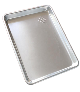 Plaque de cuisson rectangulaire en aluminium antiadhésive pour pain et gâteaux, idéale pour la pâtisserie - Product Image 1