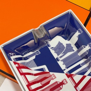 Cenicero y Porta Cigarros Cuadrado Estilo Americano, de Porcelana y Cerámica, Portátil, con Logotipo Personalizado para Oficina - Product Image 3