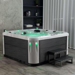 Jacuzzi de Lujo con 38 Jets, Equipado con Calentador de Temperatura Constante, Moderno Jacuzzi Exterior Independiente de Acrílico para Uso en Hoteles - Product Image 2