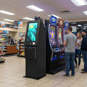 Terminale Video UNISPOT in Acciaio Inossidabile con Accettatore di Banconote Integrato per Giochi Arcade e Kiosk, con Sistema di Riscatto Biglietti ad Alta Velocità - Product Image 2