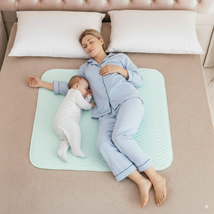 Umwelt freundliche biologisch abbaubare Bett polster unterlagen Saugfähige und wasch bare Inkontinenz windel des Herstellers für Betten - Product Image 1