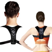 Correcteur de posture dorsal réglable pour corriger la forme du corps des adultes, avec un design respirant et portable