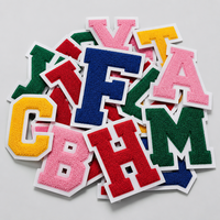 Patch brodé en chenille 3D personnalisé grand format, lettres et chiffres, logo sur mesure, thermocollant ou à coudre pour vêtements et sacs à dos