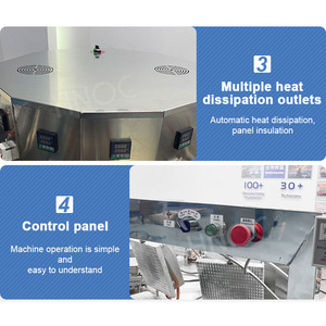 Ligne de production commerciale de petites gaufres croustillantes Phoenix, machine à rouleaux d'œufs, machine à cônes de crème glacée, machine à cônes de gaufres, machine à crêpes, prix - Product Image 5