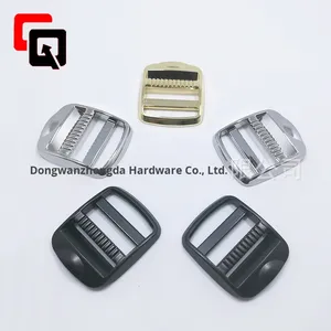 Chất Lượng Cao Hợp Thời Trang Kẽm Hợp Kim Thang Khóa Thanh Trượt Điều Chỉnh Vải Phát Hành Khóa Tri-Trượt Căng Thẳng Khóa Fastener - Product Image 4