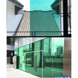 Film de sécurité moderne auto-adhésif en PET pour fenêtres de bâtiment, effet miroir argenté unidirectionnel, décoratif pour la protection de la vie privée, anti-explosion - Product Image 3