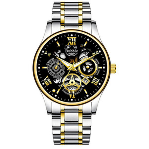 Reloj UTHAI para hombre, relojes de pulsera de cuarzo versátiles y de lujo, ligeros y de alta gama, reloj romano hueco resistente al agua para hombre - Product Image 6